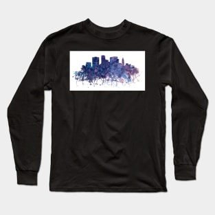 Painted Skylines: New York City Long Sleeve T-Shirt